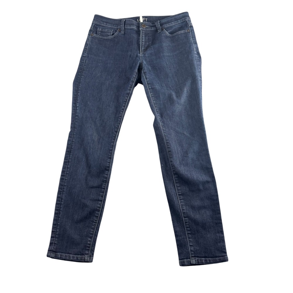 Ann Taylor Loft Modern Skinny Jeans Dark Wash Denim Size 29 8P Petite